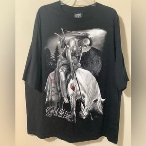 Great T-shirt featuring “End of the Trail”by David Gonzales in 2015 NWOT  3XL